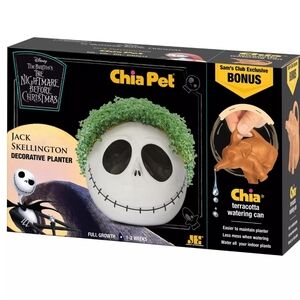 Jack Skellington Nightmare Before Christmas Chia Pet Planter NIB